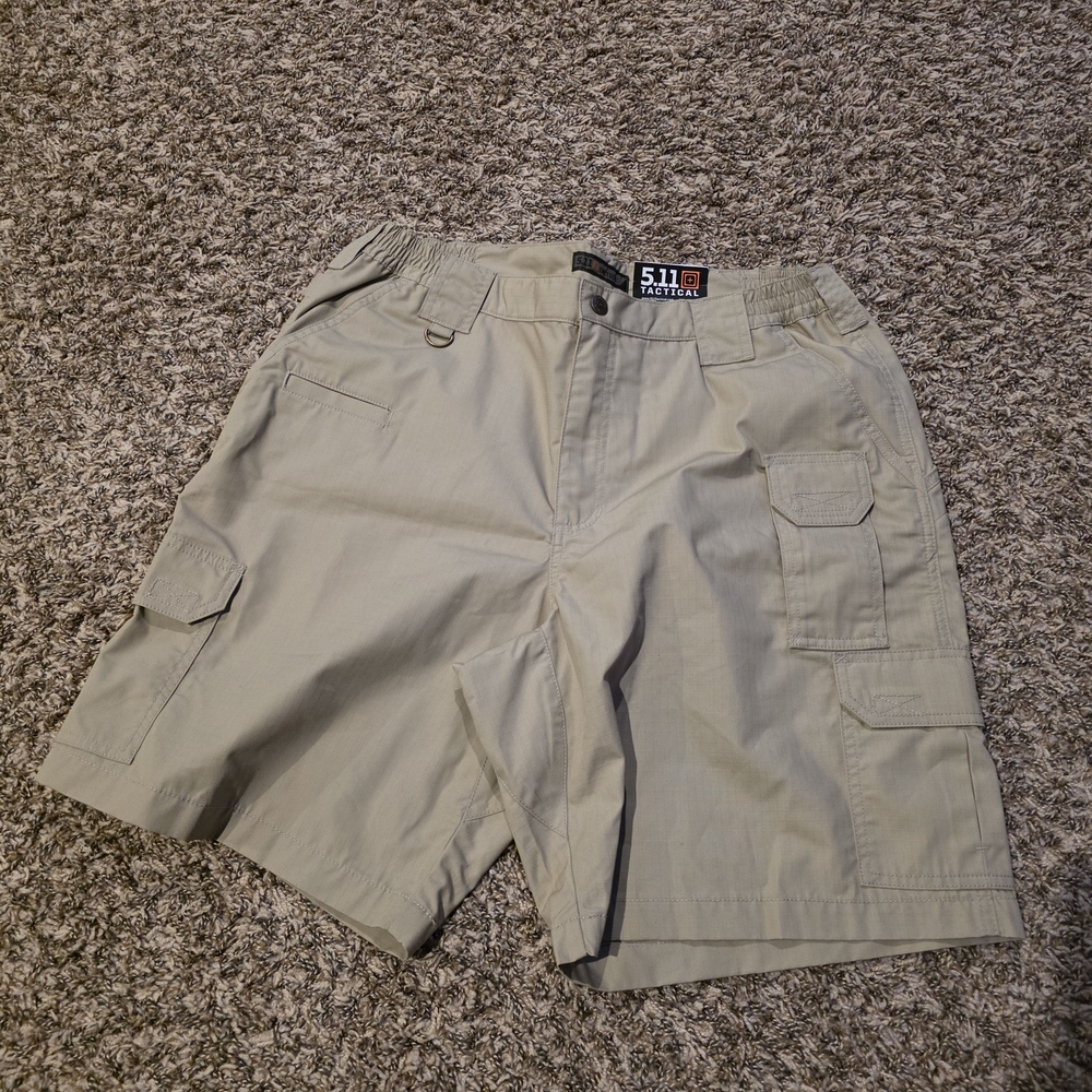 5.11 Tactical Men's Khaki Cargo Shorts